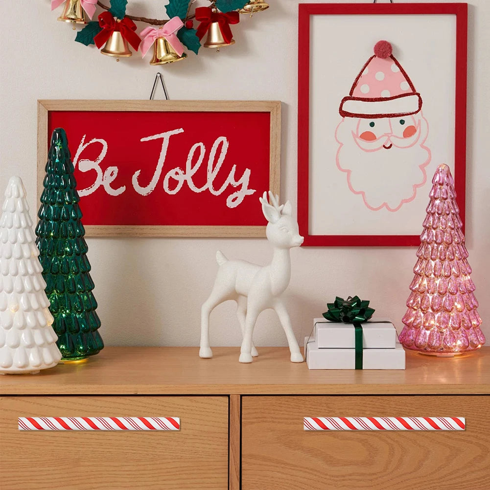 Peppermint Christmas Handle Covers